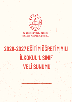 İlkokul 1. Sınıf Veli Sunumu
